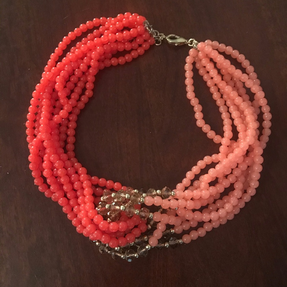 STUNNING Beaded Statement Necklace